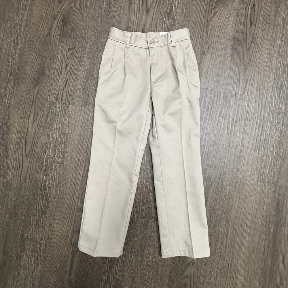 NWT Izod 5T Coord Set Polo Shirt and Pleated Slim Fit Khakis. Classy!